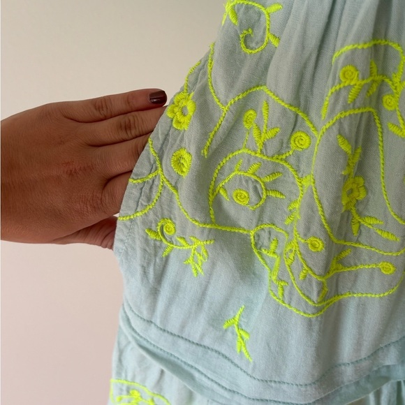 Anthropologie The Somerset Mini Dress Embroidered Linen Edition - Picture 5 of 16